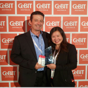 christie wins cebit business award for community support