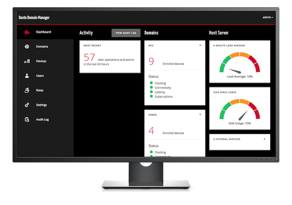 audinate dante domain manager