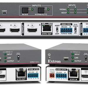 extron dtp2 twisted pair extenders