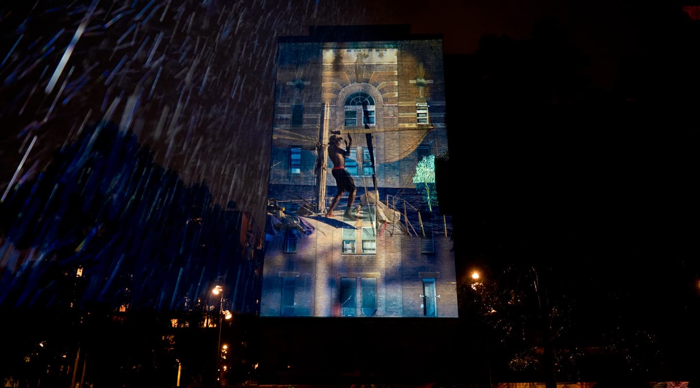 The Art of Outdoor Projection